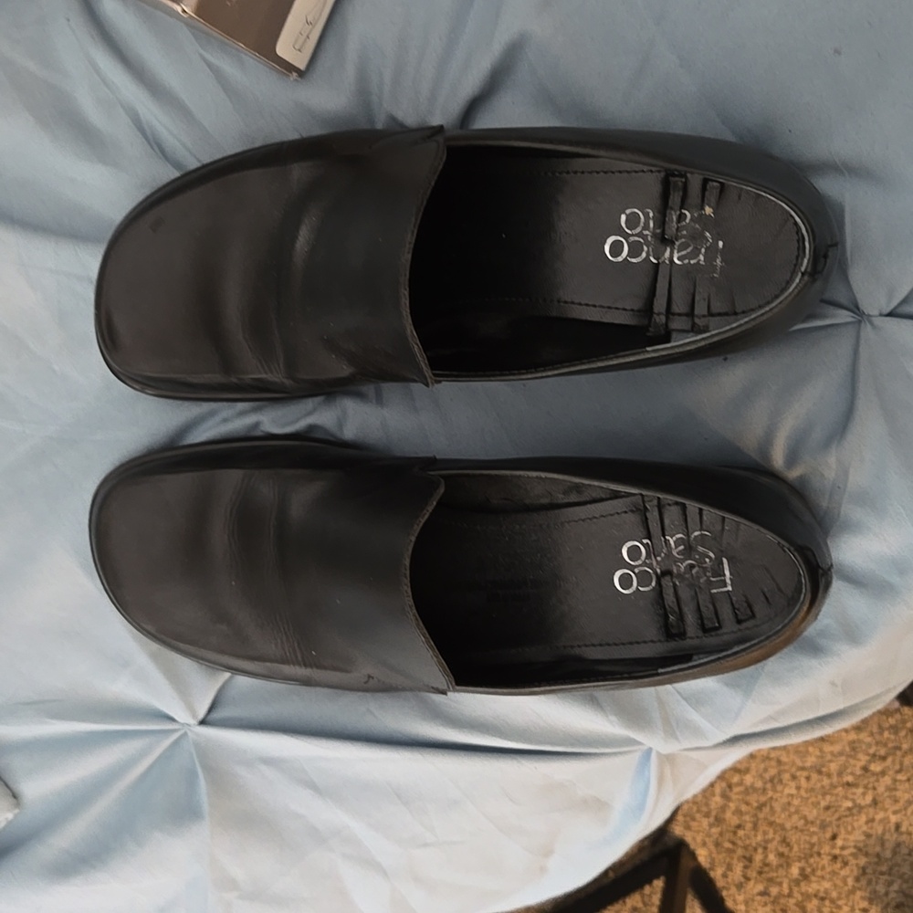 Franco Sarto L Bocca black loafers